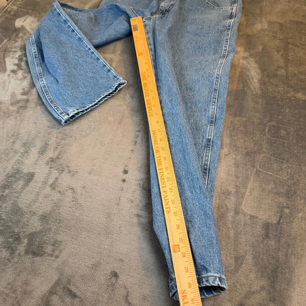 Rustler Regular Fit Straight Leg Blue Denim Jeans Mens 36x30 Medium Wash 87619SW